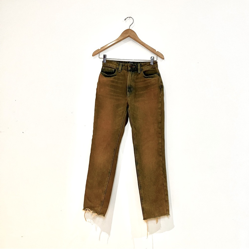 BDG urban outfitters pants in rust colored jeans size 24 high-rise mom cut